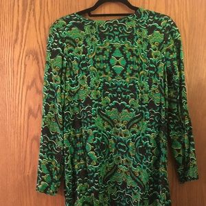 MAKE AN OFFER! Green and Black Shift Dress!